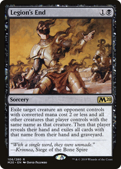 Legion's End (M20-106) - Core Set 2020