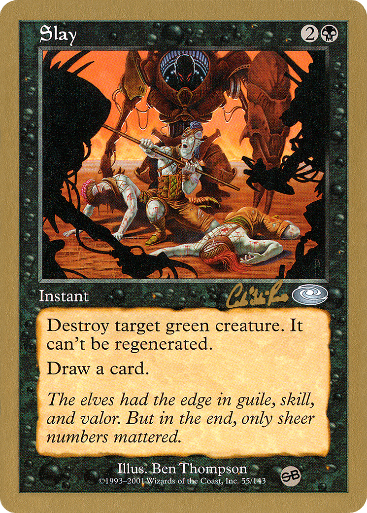 Slay - 2002 Carlos Romao (PLS) (SB) (WCD-) - World Championship Decks 2002