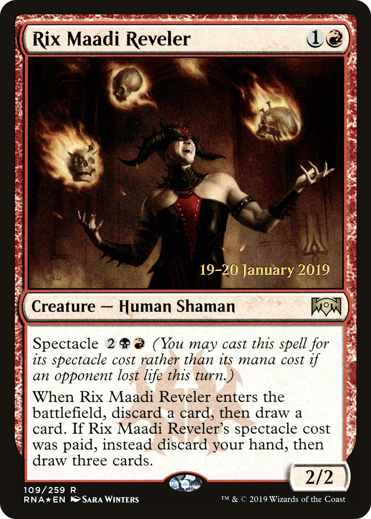 Rix Maadi Reveler (PRE-109) - Ravnica Allegiance Promos Foil