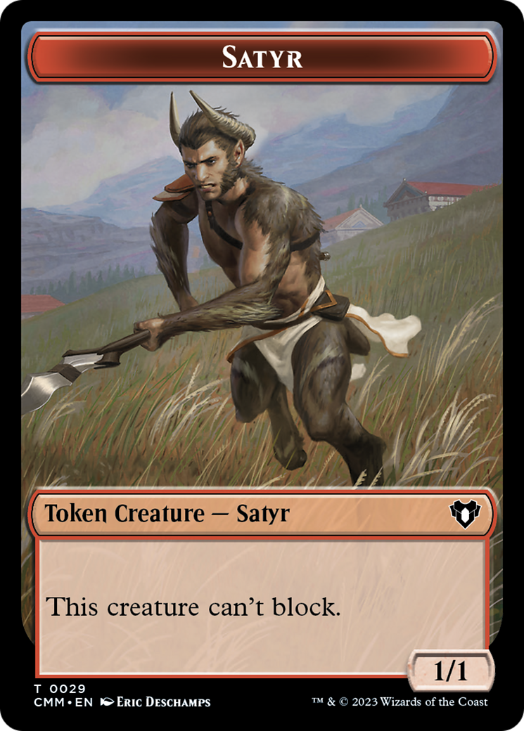 Satyr (TCMM-029) - Commander Masters Tokens