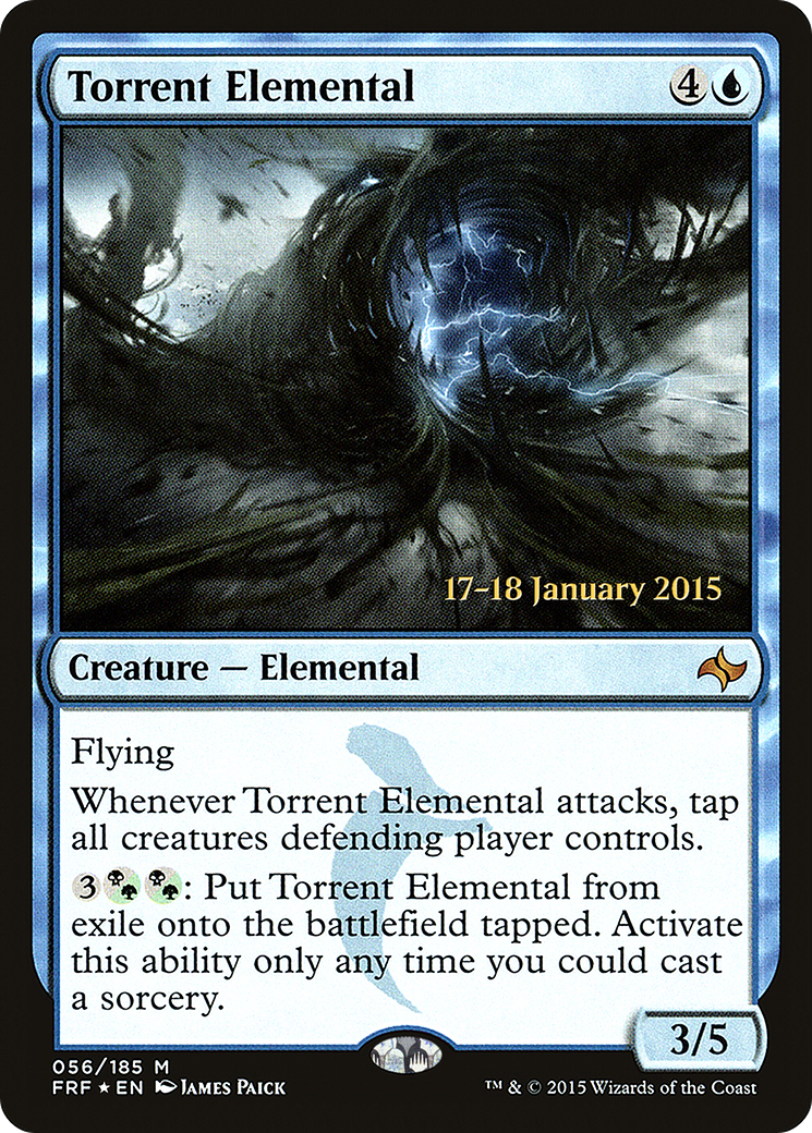 Torrent Elemental (PRE-056) - Fate Reforged Promos Foil
