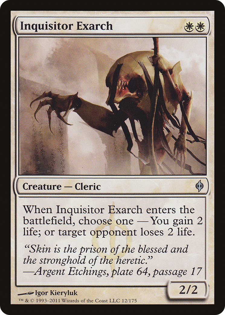 Inquisitor Exarch (NPH-012) - New Phyrexia