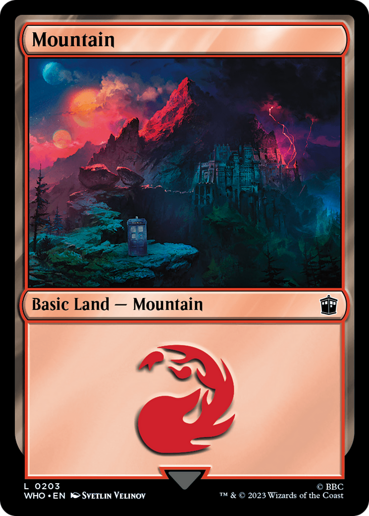 Mountain (0203) (WHO-203) - Doctor Who Foil