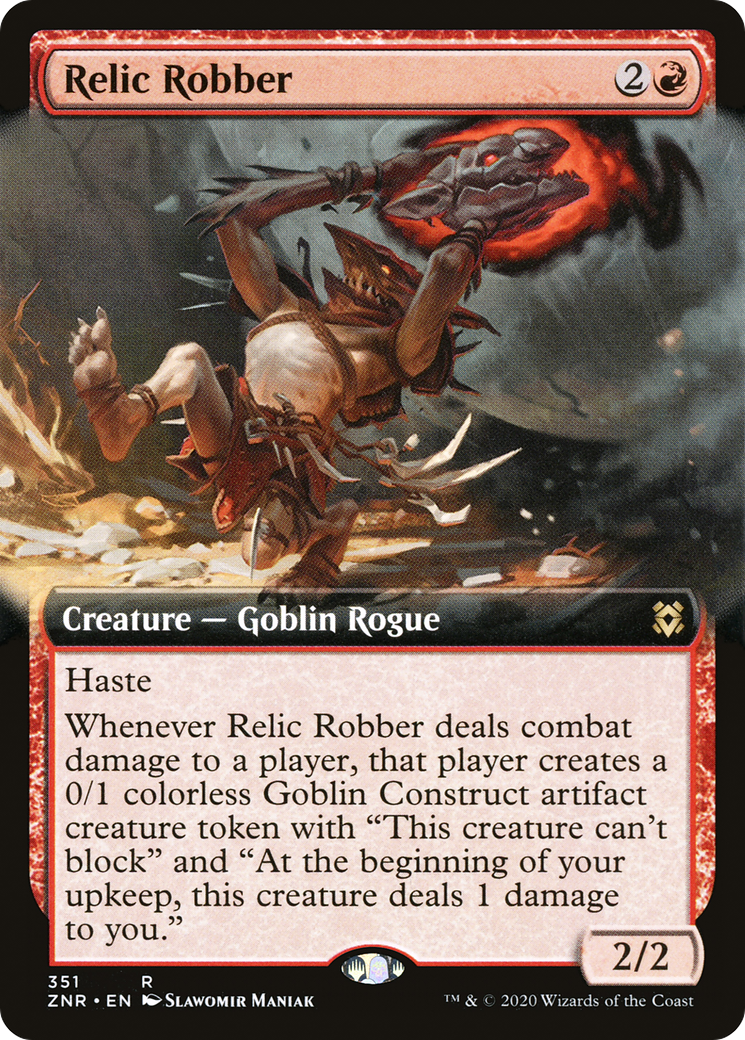 Relic Robber (Extended Art) (ZNR-351) - Zendikar Rising: (Extended Art) Foil