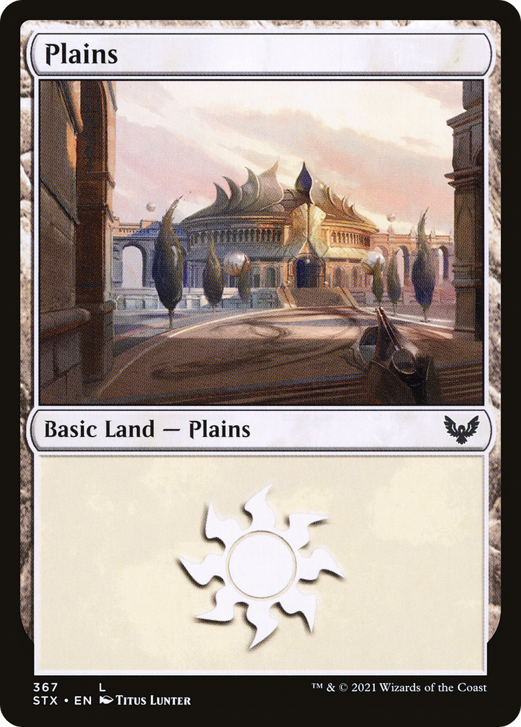 Plains (367) (STX-367) - Strixhaven: School of Mages Foil