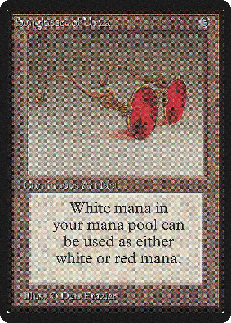 Sunglasses of Urza (LEB-) - Limited Edition Beta