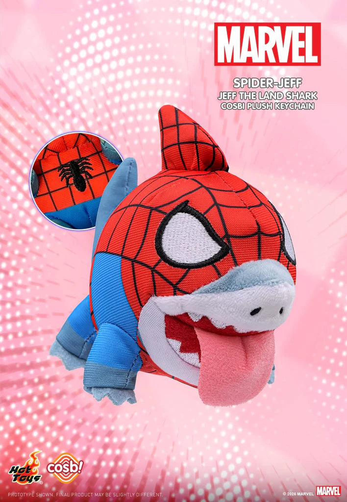 Hot Toys x COSBI - Marvel Jeff the Land Shark Cosbi Plush Keychain Blind Box