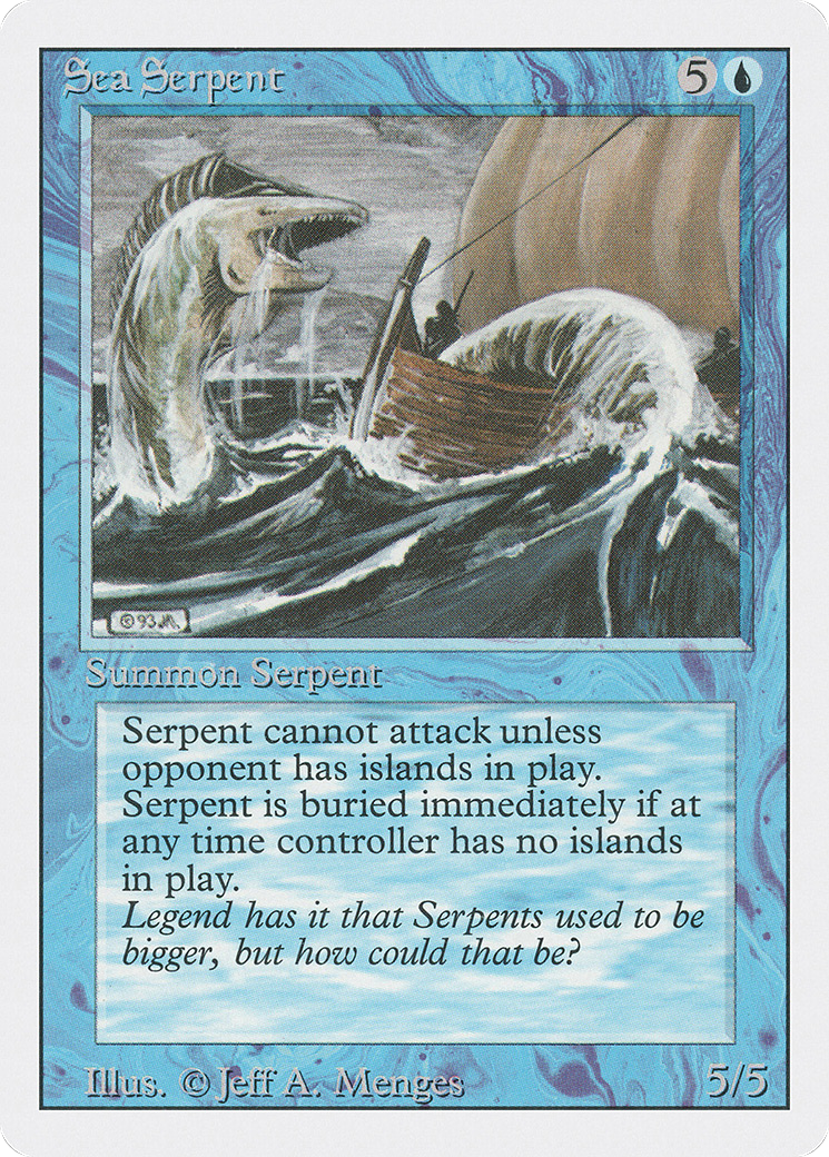 Sea Serpent (3ED-) - Revised Edition
