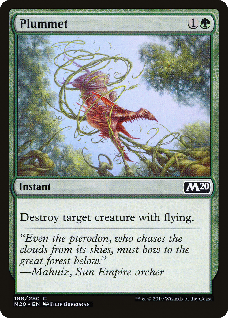 Plummet (M20-188) - Core Set 2020 Foil
