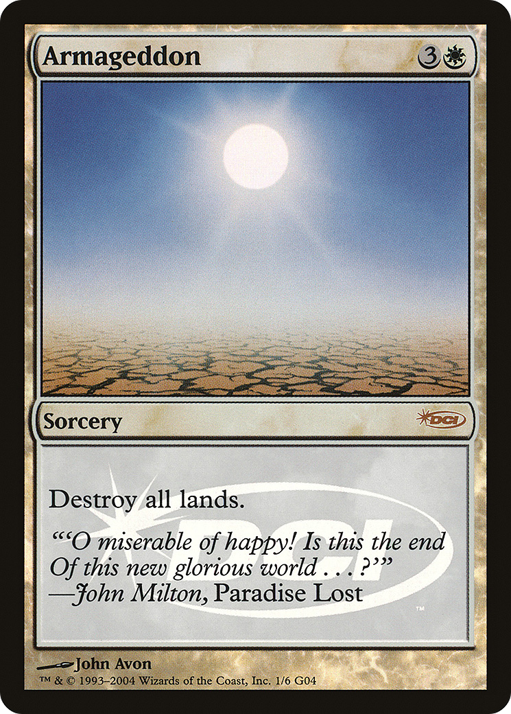 Armageddon (JDG-001) - Judge Gift Cards 2004 Foil