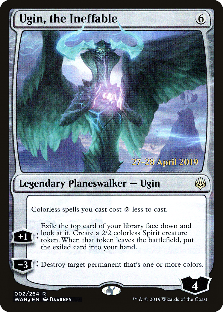 Ugin, the Ineffable (PRE-002) - War of the Spark Promos Foil