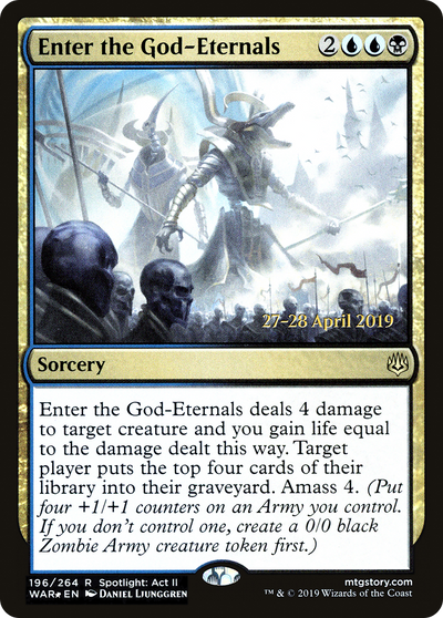 Enter the God-Eternals (PRE-196) - War of the Spark Promos Foil