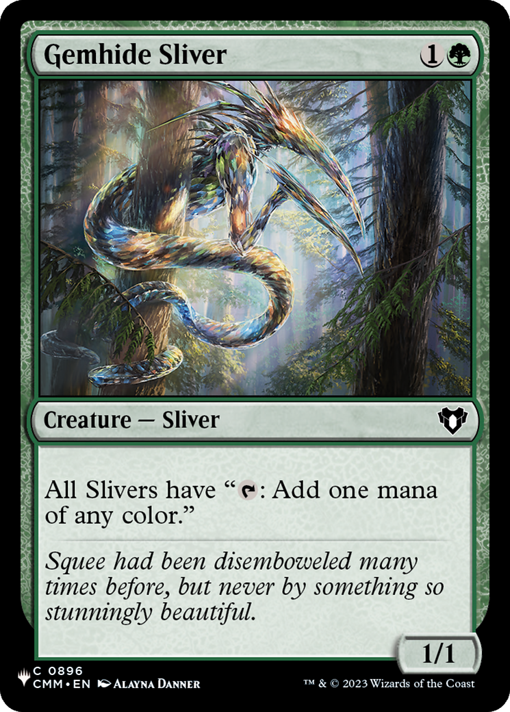 Gemhide Sliver (CMM) (LIST-896) - The List