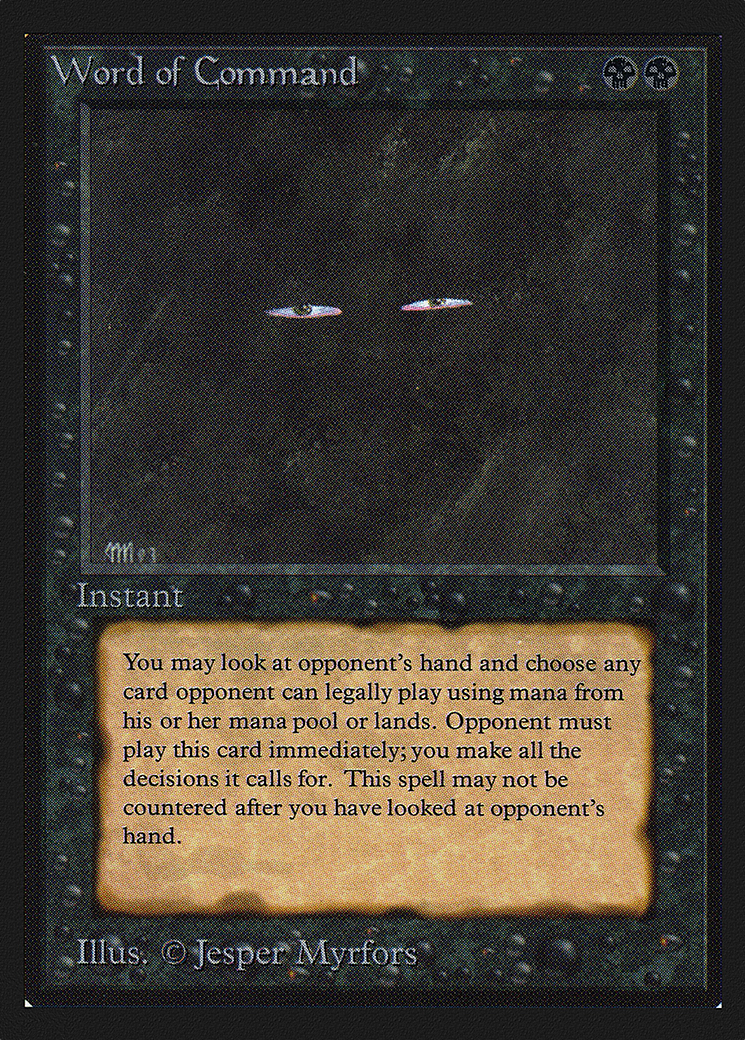 Word of Command (IE) (IED-) - Intl. Collectors' Edition
