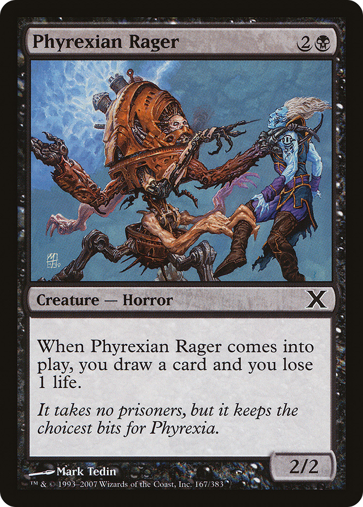 Phyrexian Rager (10E-167) - Tenth Edition