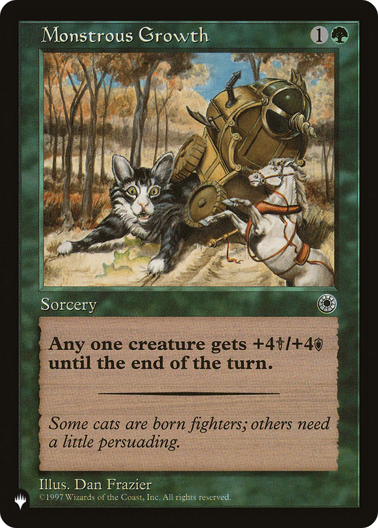 Monstrous Growth (Flavor Text) (LIST-) - The List