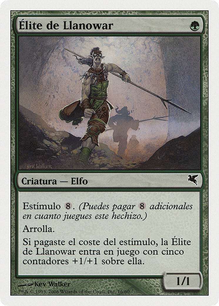 Llanowar Elite (Italian) - "Elite di Llanowar" (PSAL-B16) - Salvat 2005