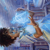 Zimone, Quandrix Prodigy // Zimone, Quandrix Prodigy (ASTX-046) - Strixhaven Art Series (Borderless) Foil
