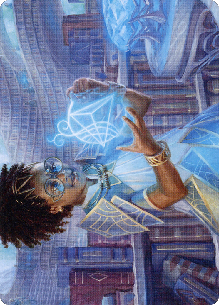 Zimone, Quandrix Prodigy // Zimone, Quandrix Prodigy (ASTX-046) - Strixhaven Art Series (Borderless) Foil