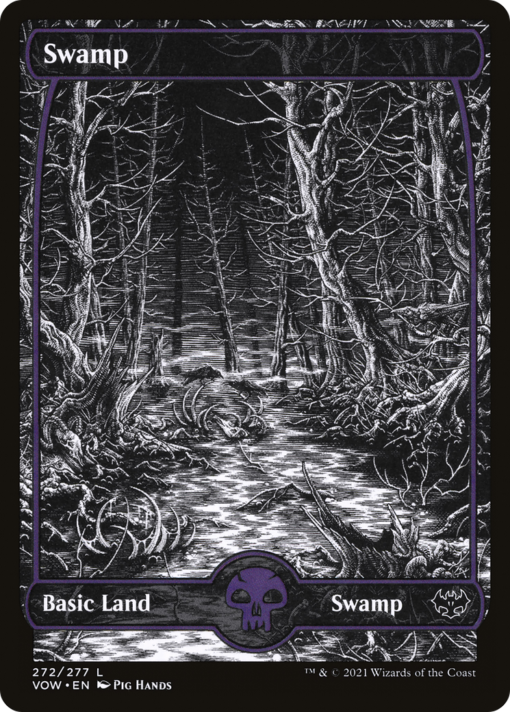 Swamp (272) (VOW-272) - Innistrad: Crimson Vow: (Showcase) Foil