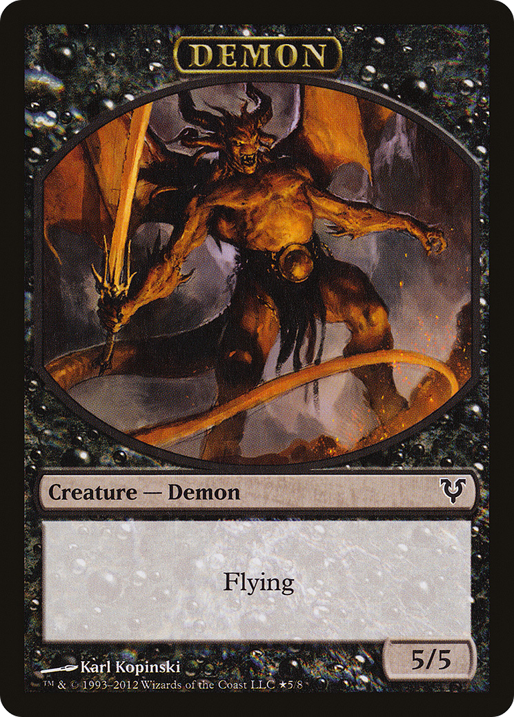Angel // Demon Double-Sided Token (PRE-1 // 5) - Open the Helvault Foil