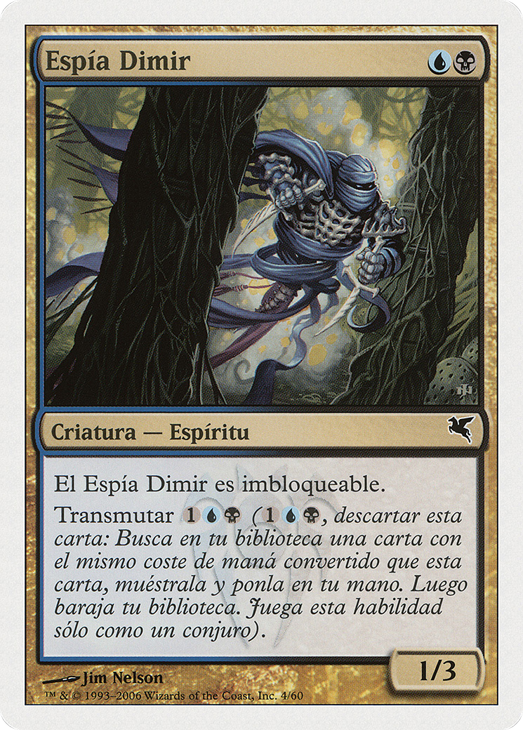 Dimir Infiltrator (Spanish) - "Espía Dimir" (PSAL-0E4) - Salvat 2005