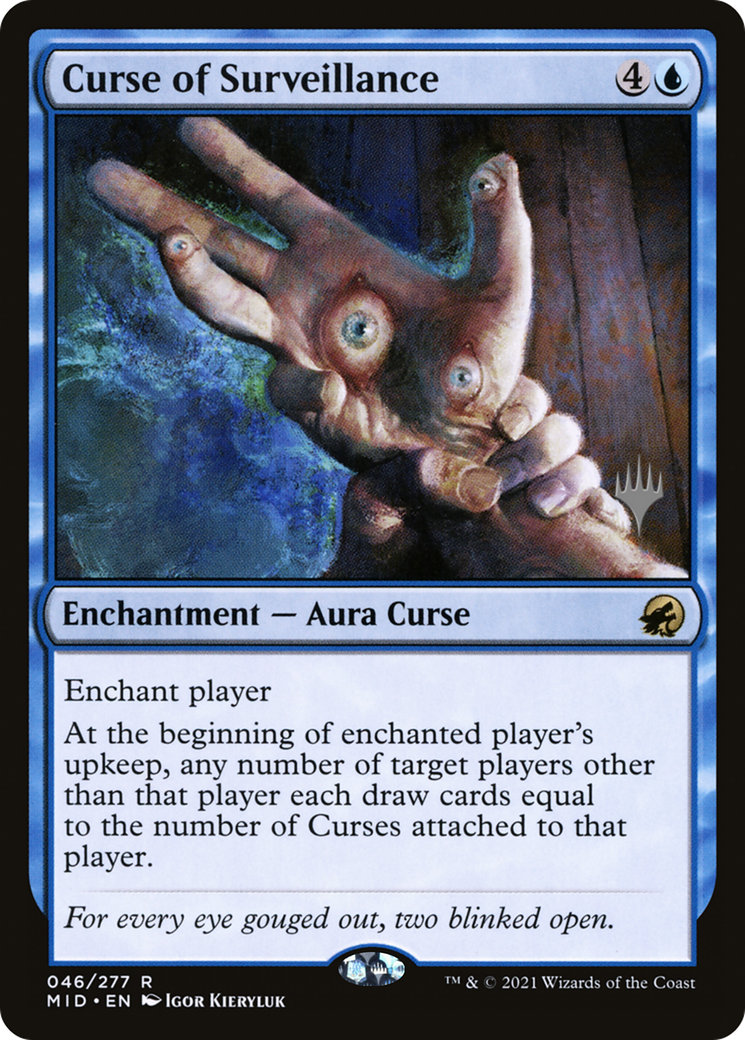 Curse of Surveillance (PPMID-46P) - Innistrad: Midnight Hunt Promos