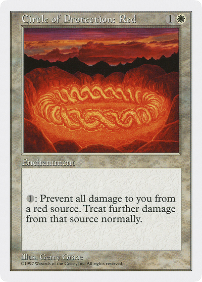 Circle of Protection: Red (5ED-) - Fifth Edition