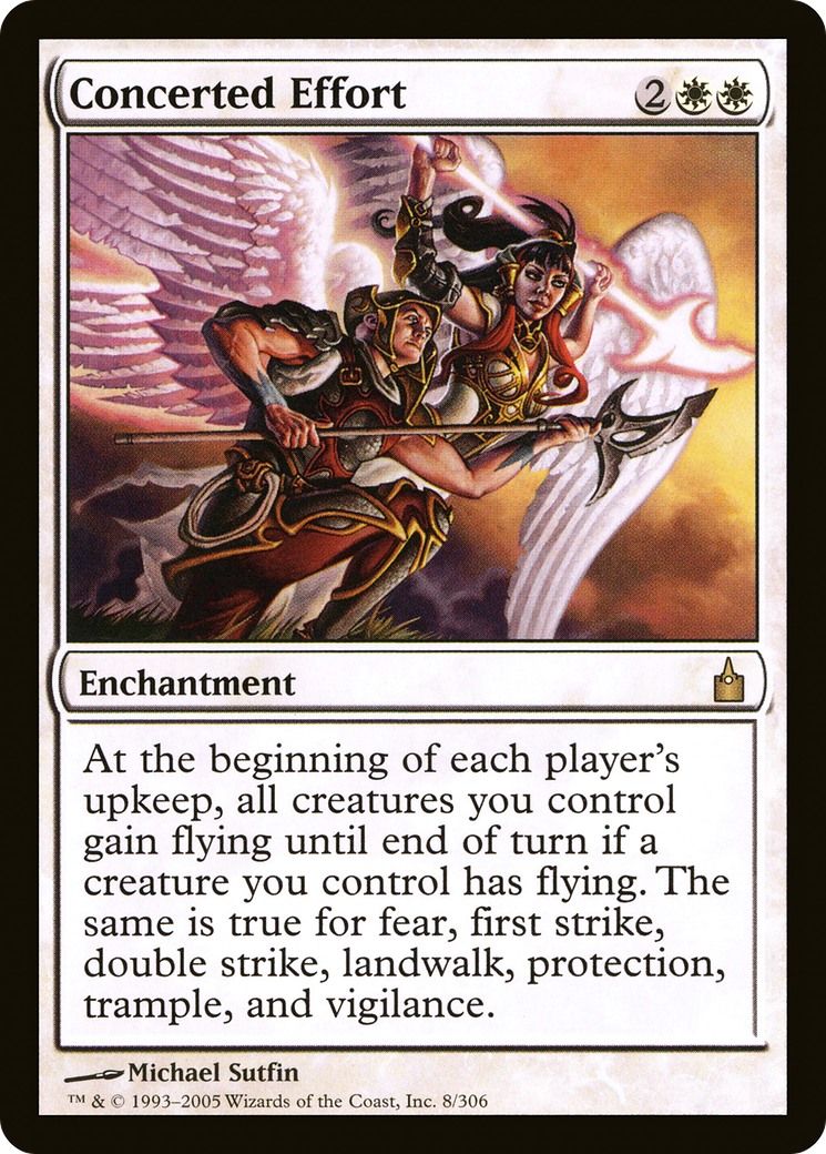 Concerted Effort (RAV-008) - Ravnica: City of Guilds Foil