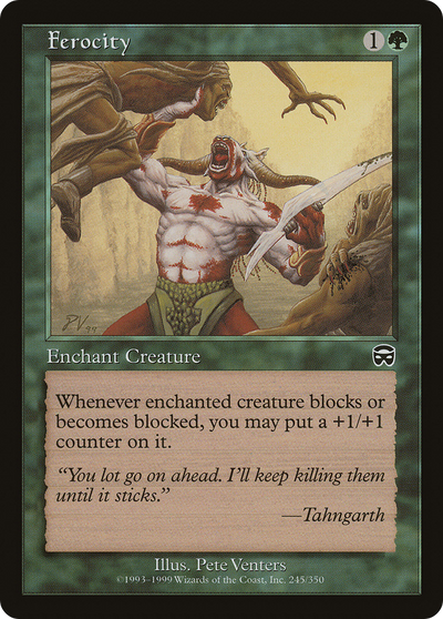 Ferocity (MMQ-245) - Mercadian Masques Foil