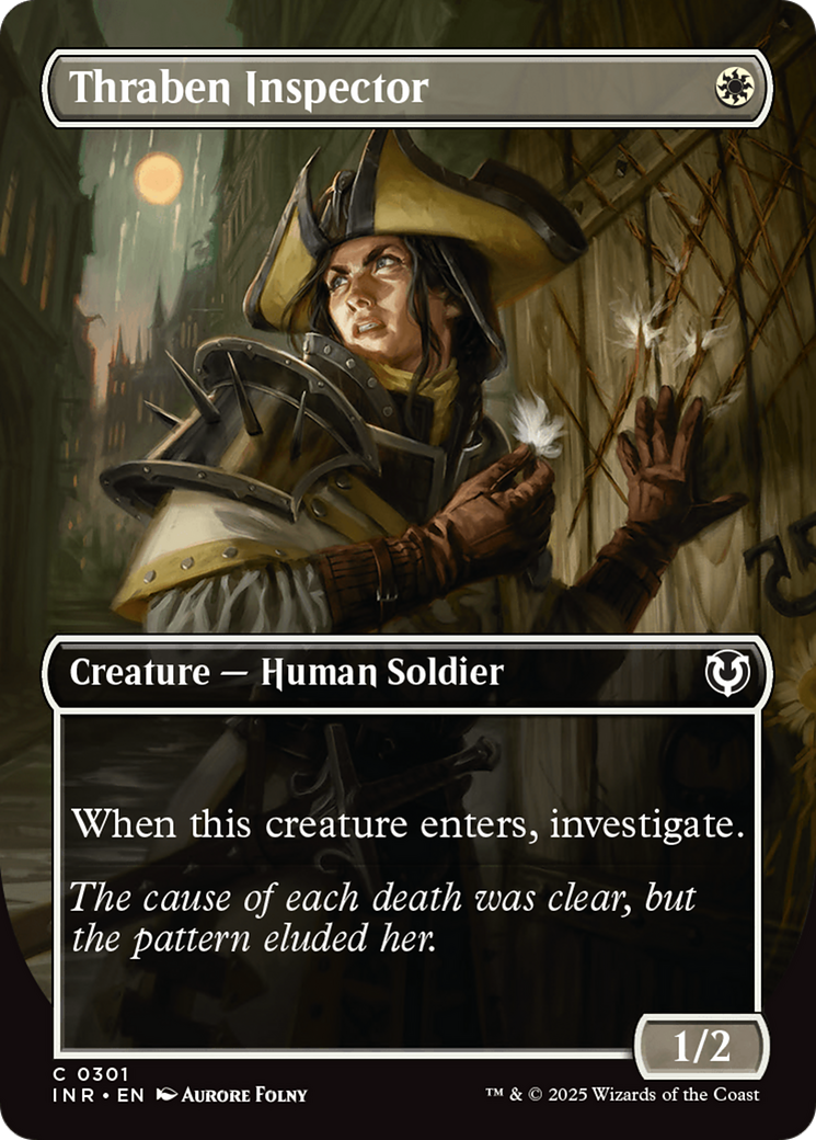 Thraben Inspector (Borderless) (INR-301) - Innistrad Remastered (Borderless) Foil