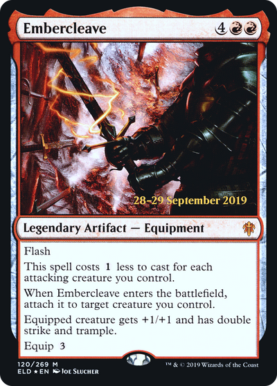 Embercleave (PRE-120) - Throne of Eldraine Promos Foil