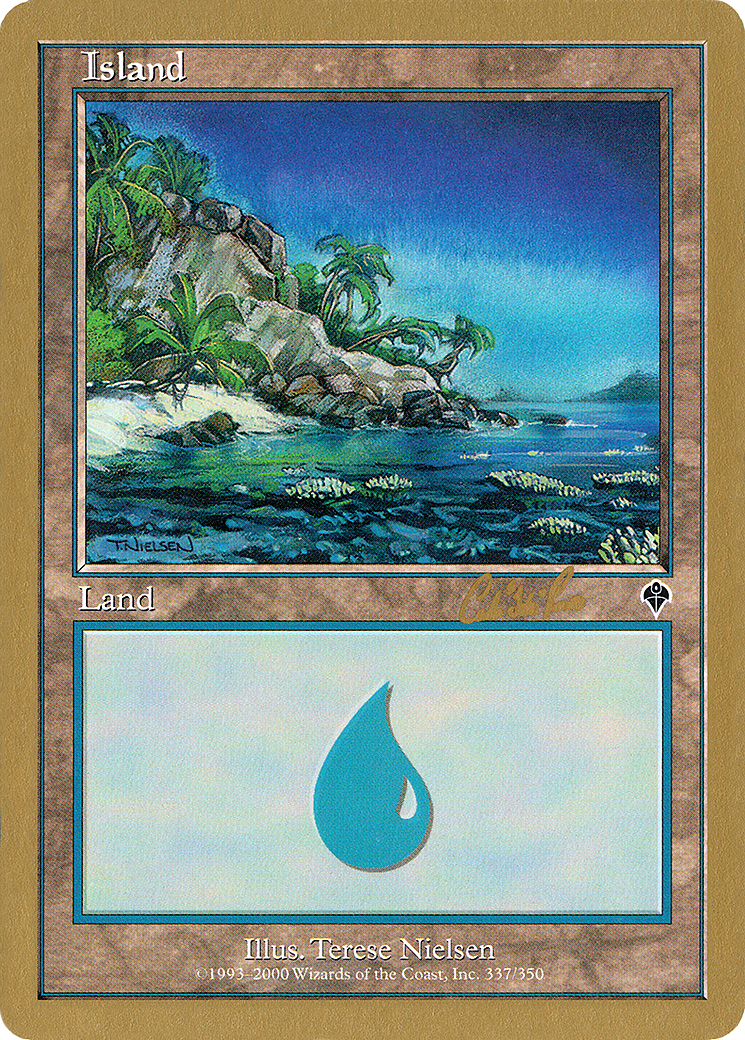 Island (337) - 2002 Carlos Romao (INV) (WCD-) - World Championship Decks 2002