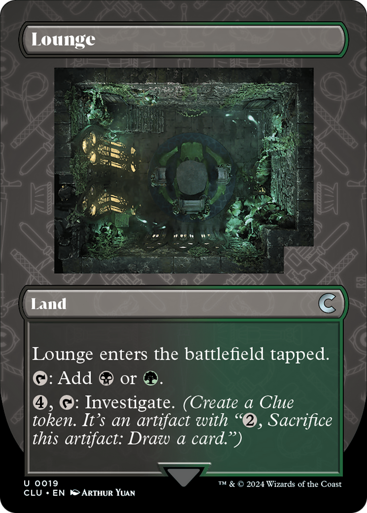 Lounge (Borderless) (CLU-019) - Ravnica: Clue Edition (Borderless)