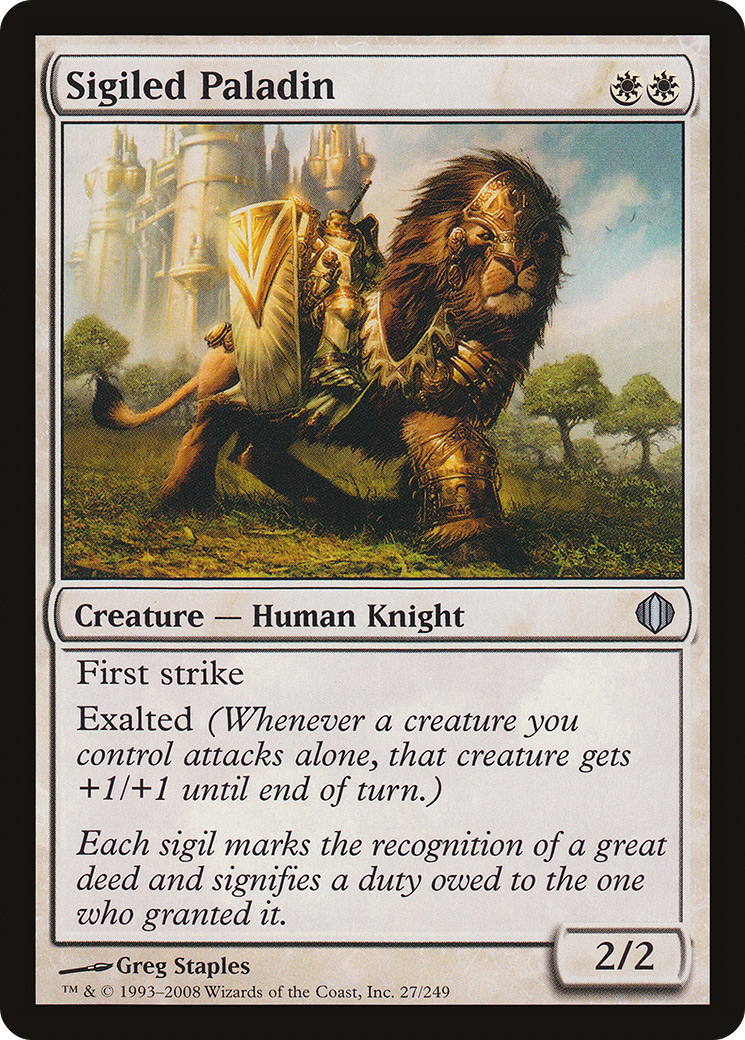 Sigiled Paladin (ALA-027) - Shards of Alara Foil