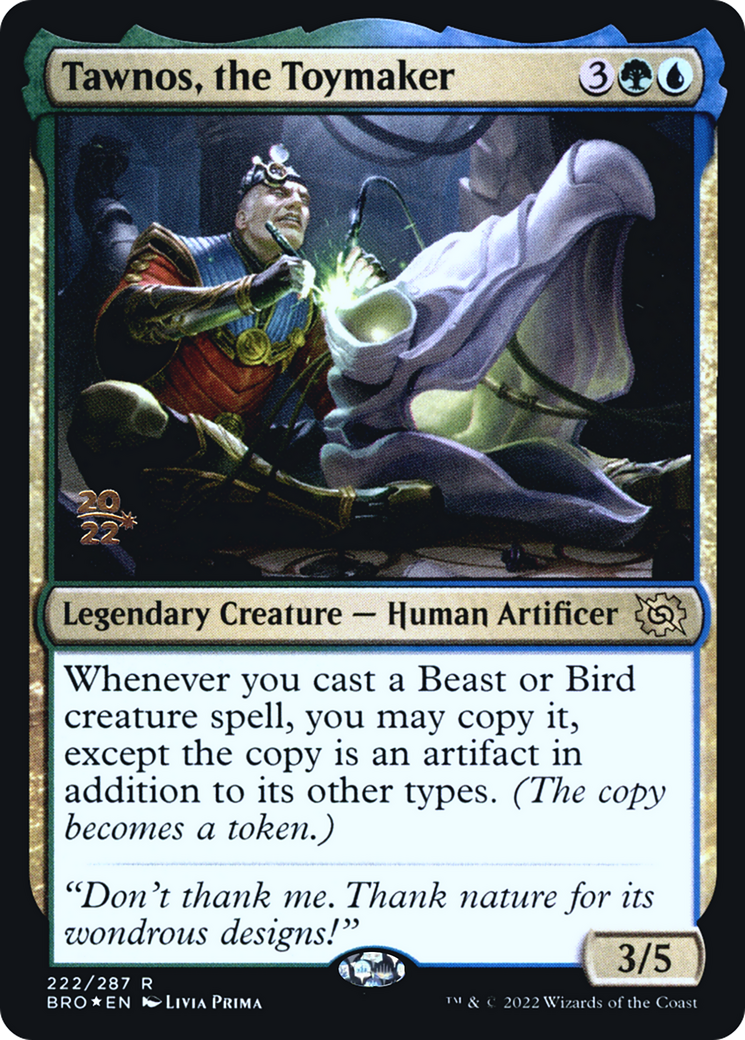 Tawnos, the Toymaker (PRE-222) - The Brothers' War Promos Foil