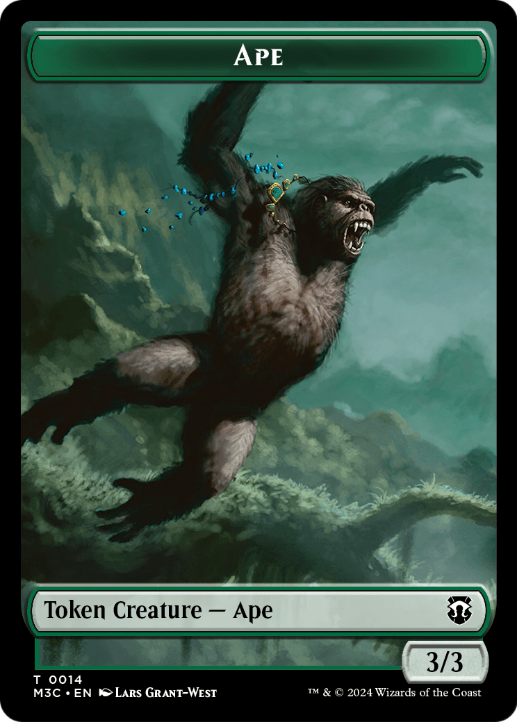 Ape (TM3C-014) - Modern Horizons 3 Commander Tokens Foil