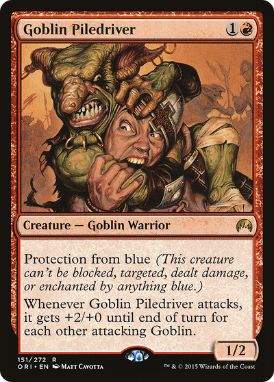 Goblin Piledriver (ORI-151) - Magic Origins Foil