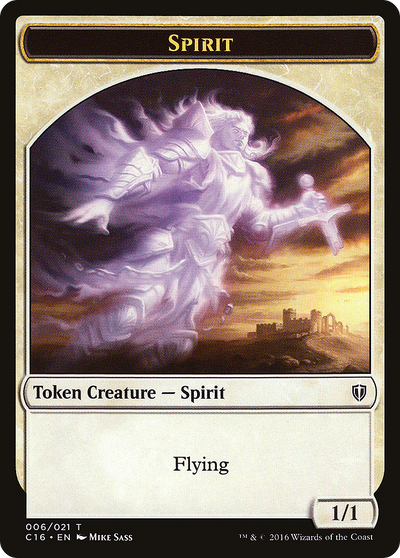 Spirit (006) // Bird (002) Double-Sided Token (C16-6 // 2) - Commander 2016 Tokens