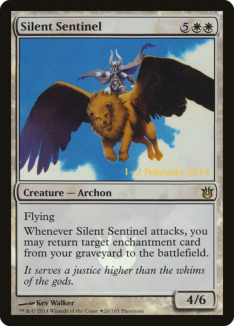 Silent Sentinel (PRE-026) - Born of the Gods Promos Foil