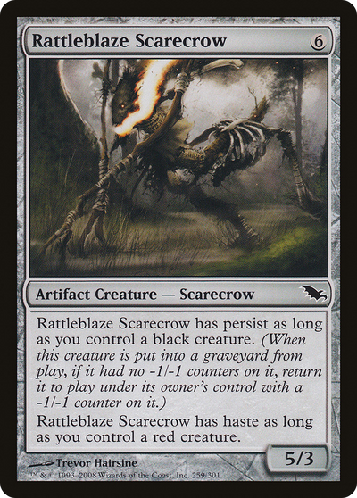 Rattleblaze Scarecrow (SHM-259) - Shadowmoor Foil