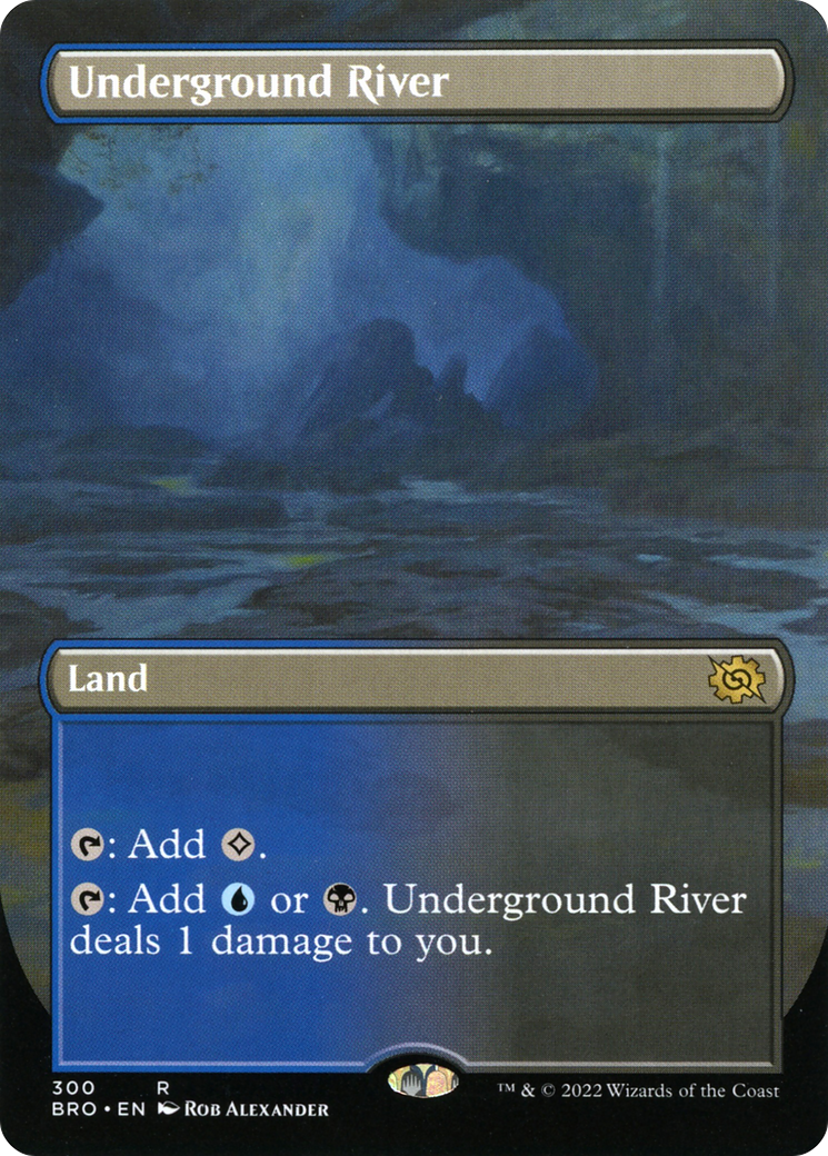 Underground River (Borderless) (BRO-300) - The Brothers' War (Borderless)