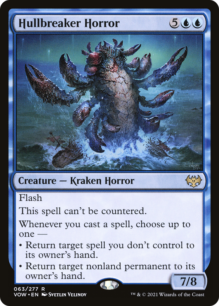 Hullbreaker Horror (VOW-063) - Innistrad: Crimson Vow Foil