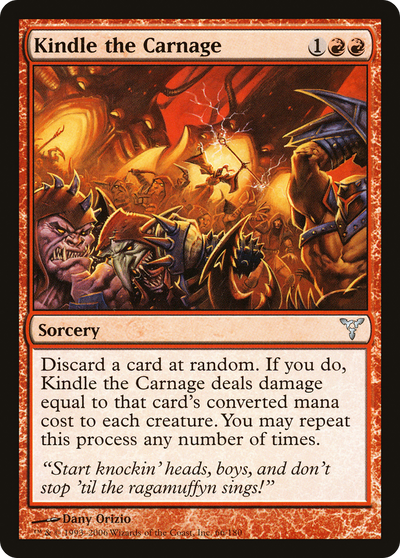 Kindle the Carnage (DIS-066) - Dissension