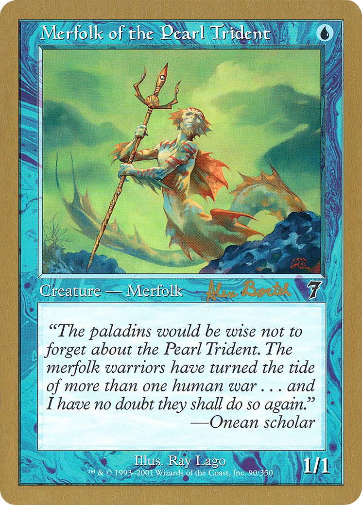 Merfolk of the Pearl Trident - 2001 Alex Borteh (7ED) (WCD-) - World Championship Decks 2001