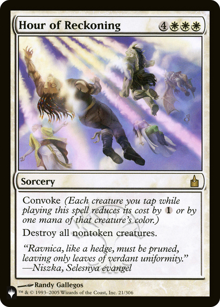 Hour of Reckoning (LIST-21/306) - The List
