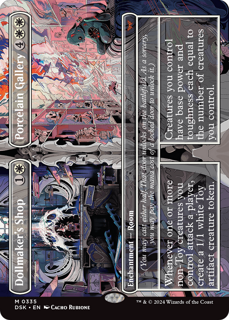 Dollmaker's Shop // Porcelain Gallery (Borderless) (DSK-335) - Duskmourn: House of Horror (Borderless)