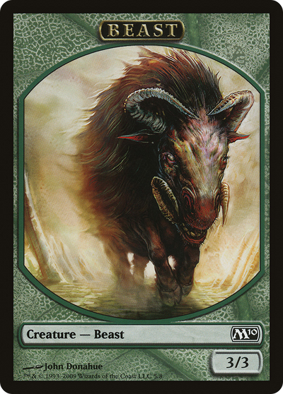 Beast Token (M10-005) - Magic 2010 Tokens