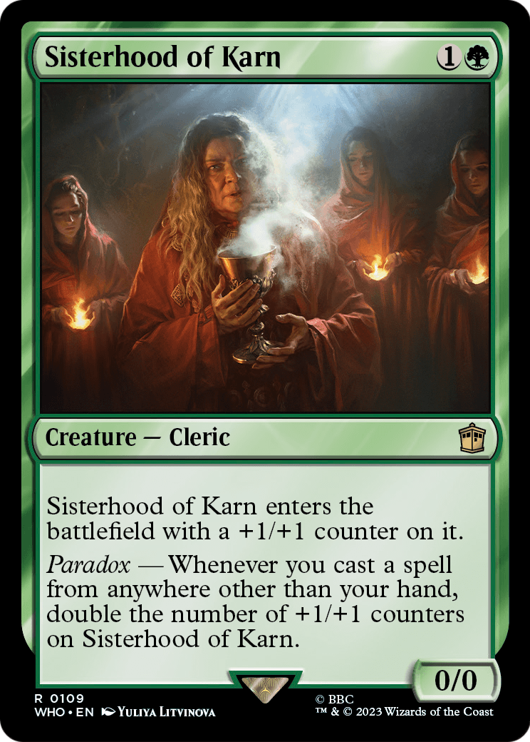 Sisterhood of Karn (WHO-109) - Doctor Who Foil