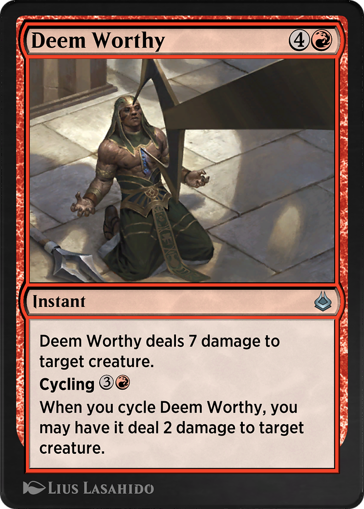 Deem Worthy (AKR-150) - Amonkhet Remastered